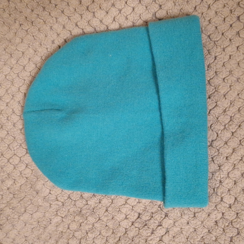 Turquoise beanie